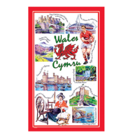 Tea Towel - Iconic Wales Tea Towel (Availability 4) 